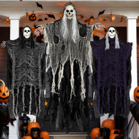 Halloween Skelett Geist 3er Set Geister Deko Gruselig Dekoration