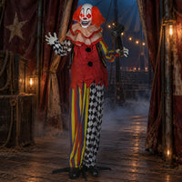 173cm Animatronik Halloween Leuchtaugen Sound Bewegung Deko