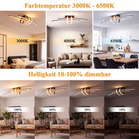 LED Deckenlampe Dimmbar Holzlampe Beleuchtung Esszimmerdeko Dekoration
