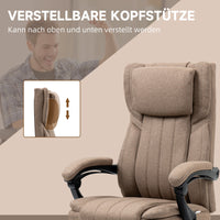 Bürostuhl Massagefunktion Liegefunktion Schreibtischstuhl Fußstütze