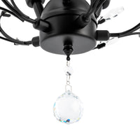 Kristall Deckenleuchte LED Kronleuchter Deckenlampe Schlafzimmer Lampe