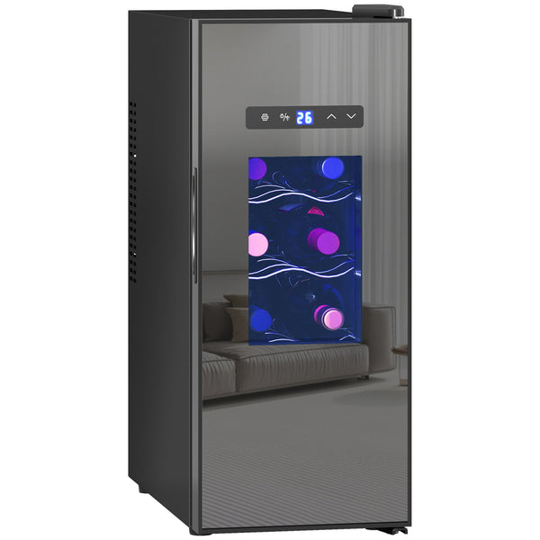 Weinkühlschrank 12 Flaschen 30L LED Getränkekühlschrank Getränke Kühlschrank