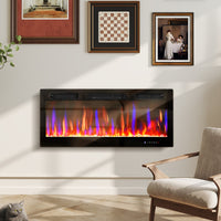 Elektrokamin Wandkamin 1800W Heizung Kamin Elektro Heizen