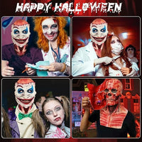 Halloween Maske Horror Clown Zombie Doppelschicht Cosplay