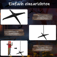 173cm Animatronik Halloween Leuchtaugen Sound Bewegung Deko