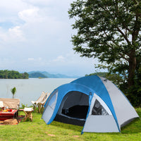 Campingzelt Kuppelzelt Iglu Doppelwandig Familienzelt Zelt
