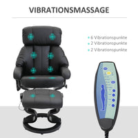Massagesessel Fußhocker Relaxsessel Elektrisch Fernsehsessel Vibration