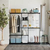 Kleiderschrank 182x43x185cm Offen Schrank Kleiderbügel