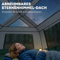 Tunnelzelt 350x350x205cm 6 Personen 3000mm Campingzelt Outdoor Zelt