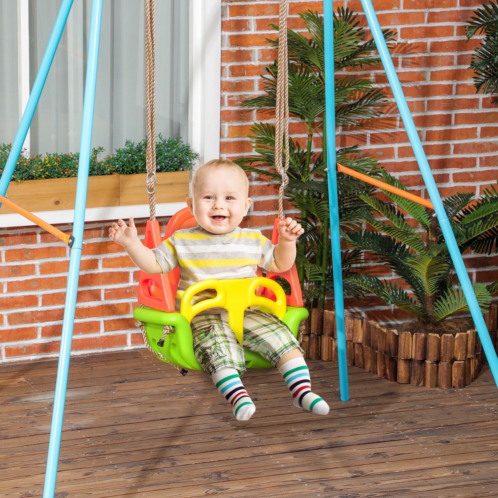 3in1 Babyschaukel Kinderschaukel Schaukel Outdoor Spielgeräte