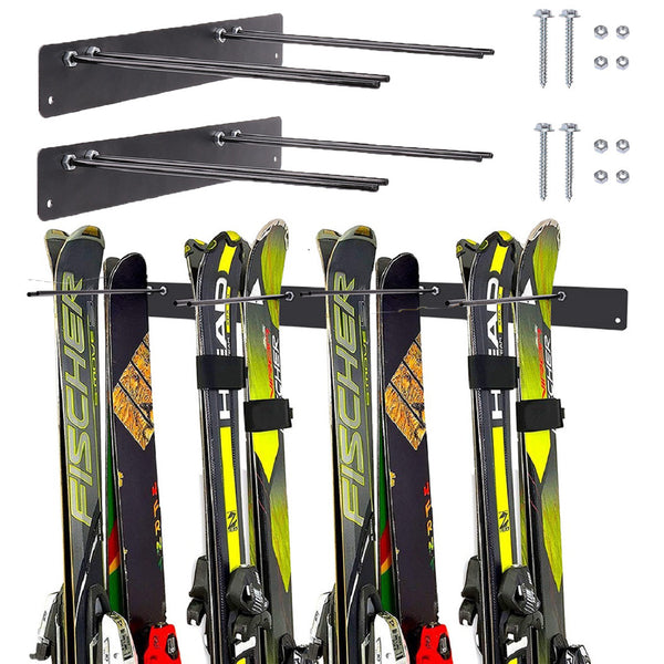 2x Skihalterung Wandhalterung Snowboard Halter Gerätehalter Stahl Ski