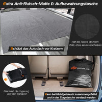600 L Dachbox Dachkoffer Faltbar Aufbewahrungsbox Dachtasche 132x100x43 cm