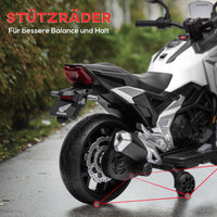 Kinder Elektro-Motorrad Honda 12V Kindermotorrad Stützräder Motorrad