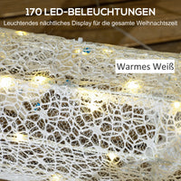 LED Weihnachtsdekoration Rentier Schlitten Außenbeleuchtung
