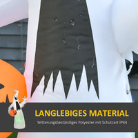 Halloween Selbstaufblasendes Gespenst 180cm LED Beleuchtet Deko Garten