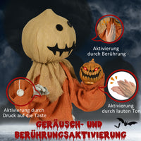 Halloween Vogelscheuche Dekoration Beweglich Geräusche Batteriebetrieben