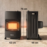 Gas Heizstrahler Outdoor Terrassenheizer Rollen Schutzhülle