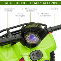 Elektro-Quad für Kinder ATV Kinderfahrzeug Rosa Batteriebetrieben