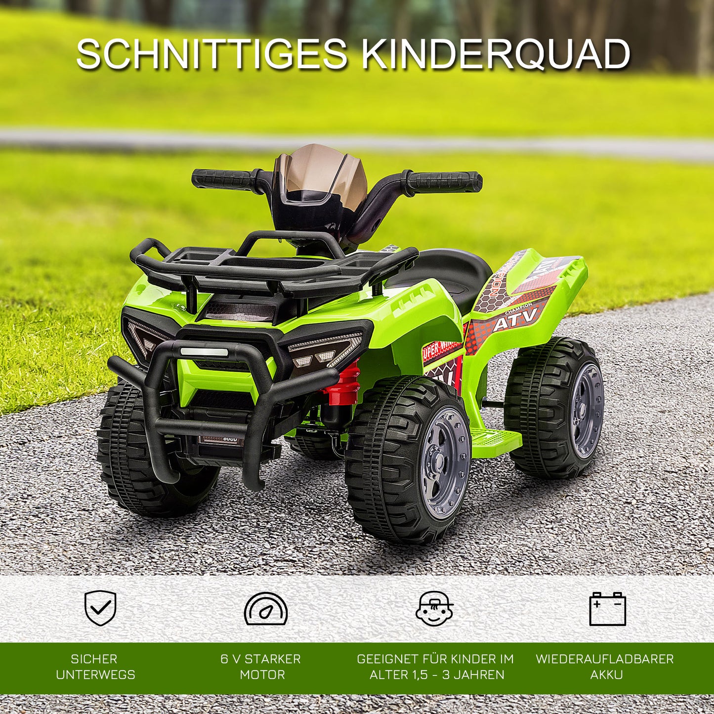 Elektro-Quad für Kinder ATV Kinderfahrzeug Rosa Batteriebetrieben