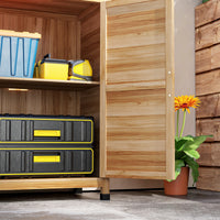 Gartenschrank Gartenmöbel Arbeitstisch Gartenregal Arbeitsbank Arbeitsplatte