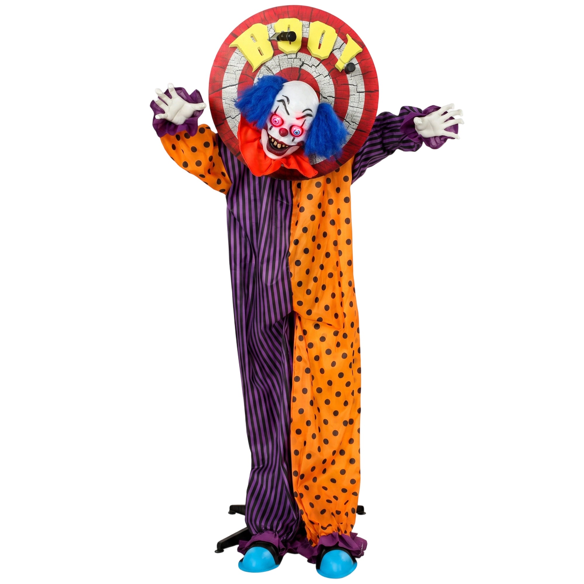 Clown Animatronic Halloween 167cm Dekoration Bewegungsmelder