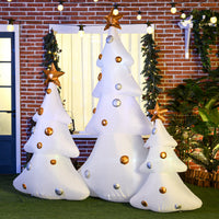 3er-Set Aufblasbare Weihnachtsbäume Gebläse Indoor Outdoor