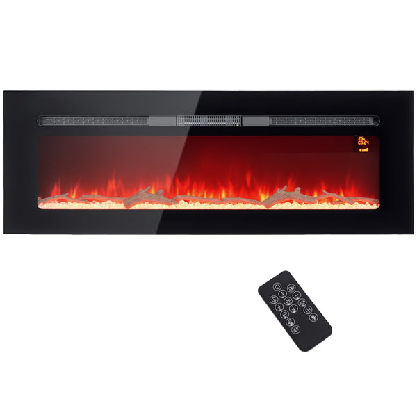 Elektrokamin LED Flammeneffekt 1800W Wandkamin Fernbedienung 127cm