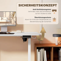 Stehpult Höhenverstellbar Computertisch Schreibtisch 140x70x116cm Tisch