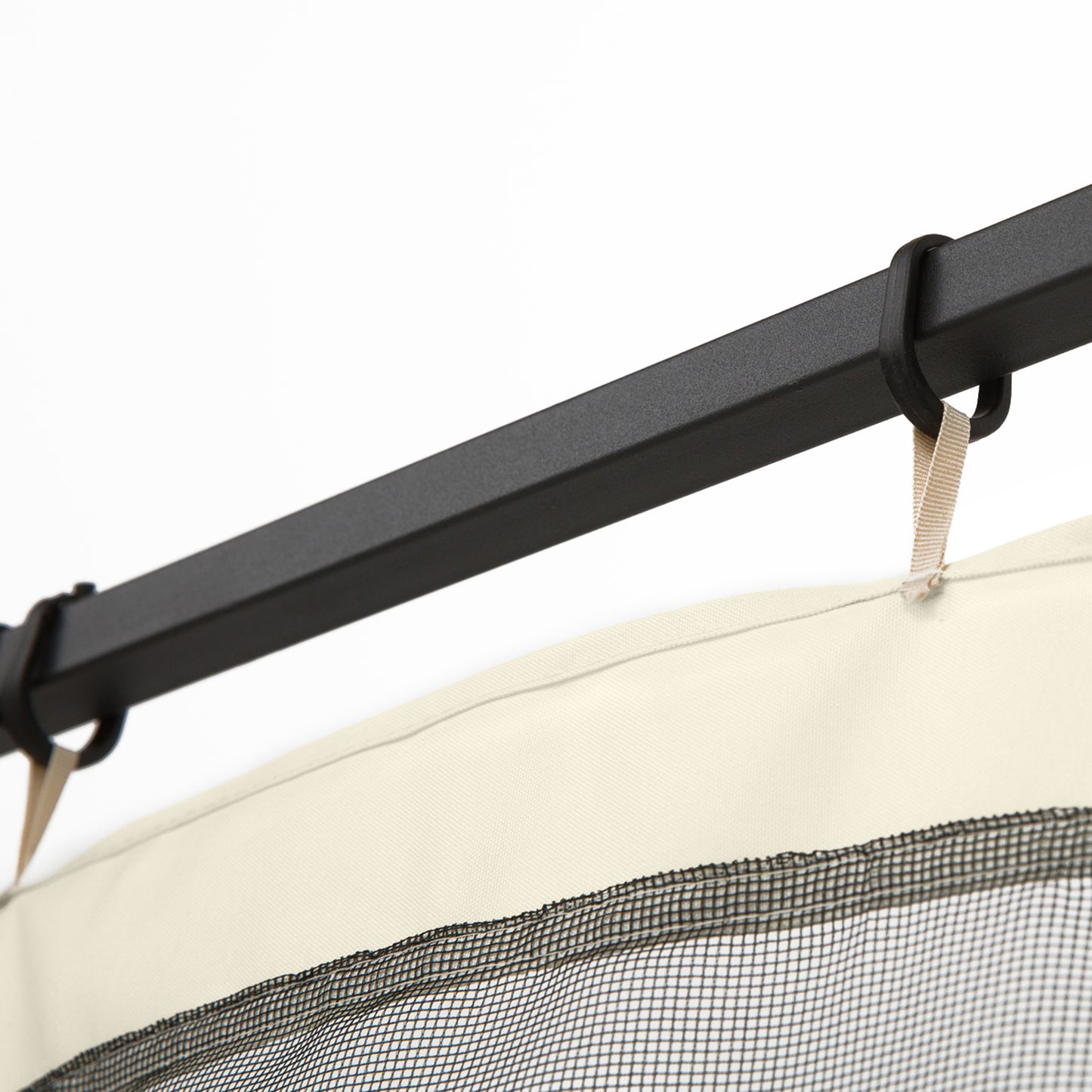 Ersatz-Netzvorhang 3x4m Gartenpavillons Fliegennetz Moskitonetz Polyester