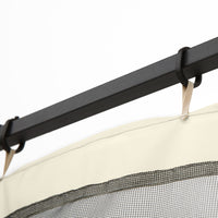 Ersatz-Netzvorhang 3x4m Gartenpavillons Fliegennetz Moskitonetz Polyester