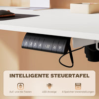 Stehpult Höhenverstellbar Computertisch Schreibtisch 140x70x116cm Tisch