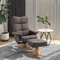 Relaxsessel mit Hocker Fernsehsessel Liegefunktion Kunstleder